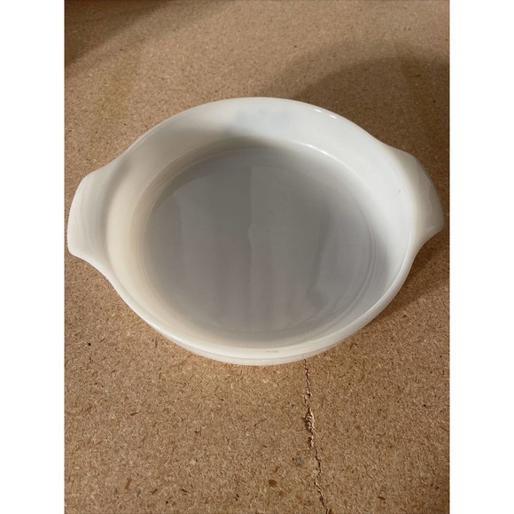 Anchor Hocking Fire King 429 BLUE Corn Flower 9" Round Pie Pan/CASSEROLE DISH - Picture 4 of 7